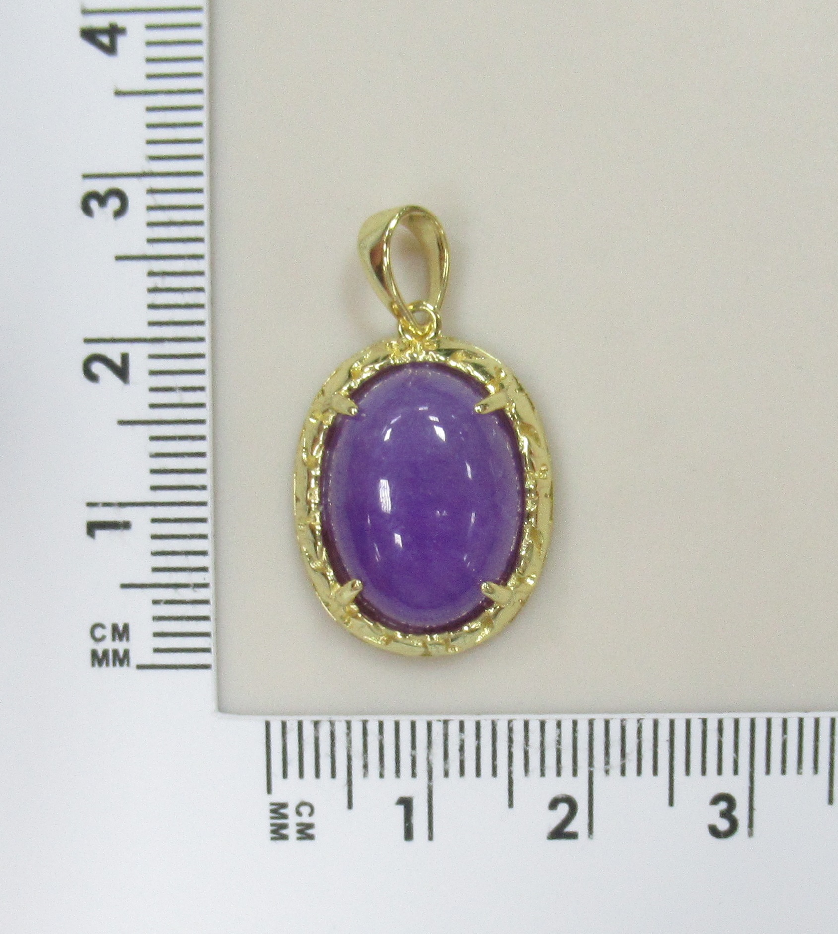 Серебряная подвеска с лавандовым жадеитом